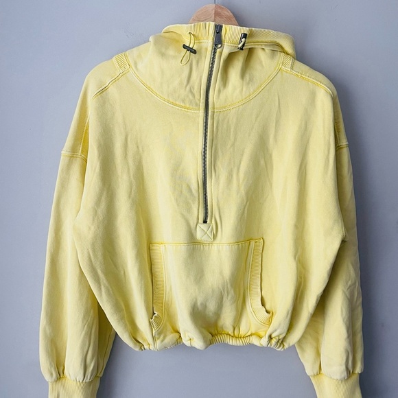 Free People Movement Lemon Cropped Hoodie - Picture 5 of 7